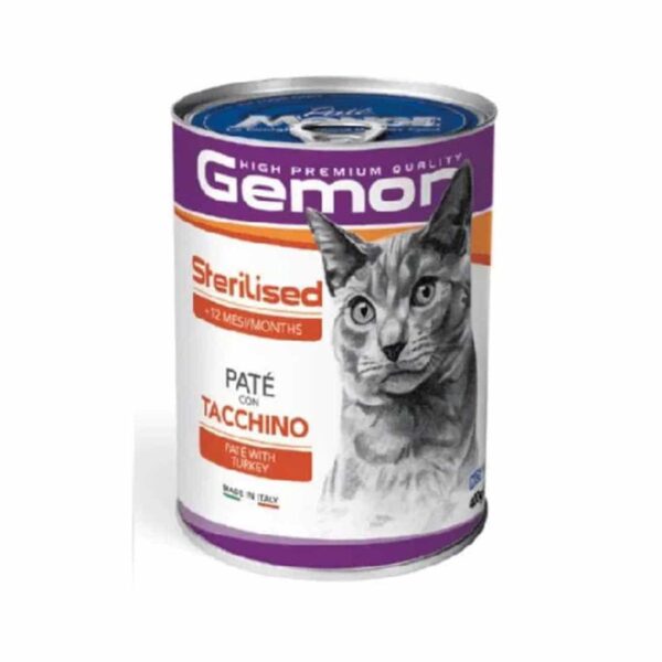 Gemon Cat Patè Sterilized Turkey 400g