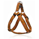 Pet Interest Σαμαράκι Dog Harness A Cute Bones Orange M 2,0CM X 45-70CM