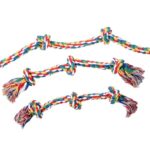 PW Παιχνίδι Σκύλου Rope Bone 3 Knots Multicolor 40,6cm