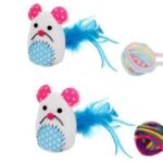 Παιχνίδι Γάτας / Σετ 2 Ποντικό & Μπάλα