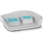 Μπολ Φαγητού και Νερού με Βάση 48cm*38cm*12cm