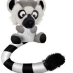 Παιχνίδι Σκύλου Raccoon με Μπαλάκι Τενις 18cm