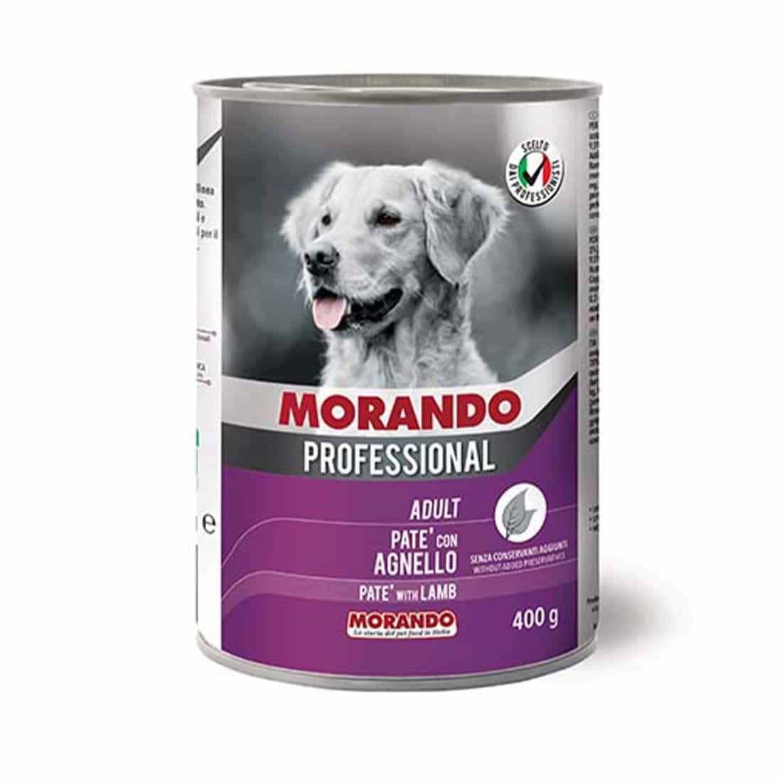 mo09895-1 Morando Professional Dog Πατέ Αρνί 400gr
