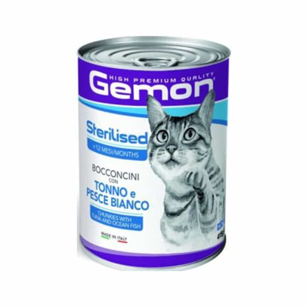 Gemon Cat Chunkies Sterilized Tuna & Ocean Fish 415gr
