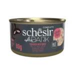 Υγρή Τροφή Γάτας Grain Free Schesir Cat After Dark Pate 80gr Κοτόπουλο με Μοσχάρι