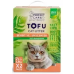 Άμμος Γάτας Perfect Care Cat Tofu Sensitive 14lt (2 x 7lt)