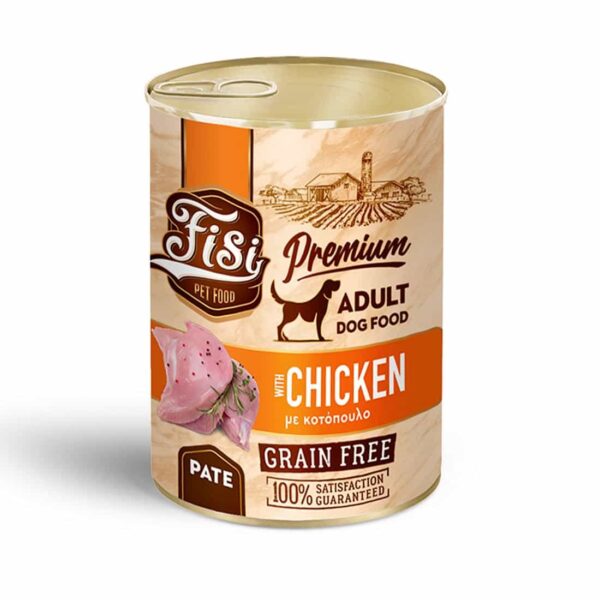 Fisi Dog Adult Κοτόπουλο Πατέ 400gr