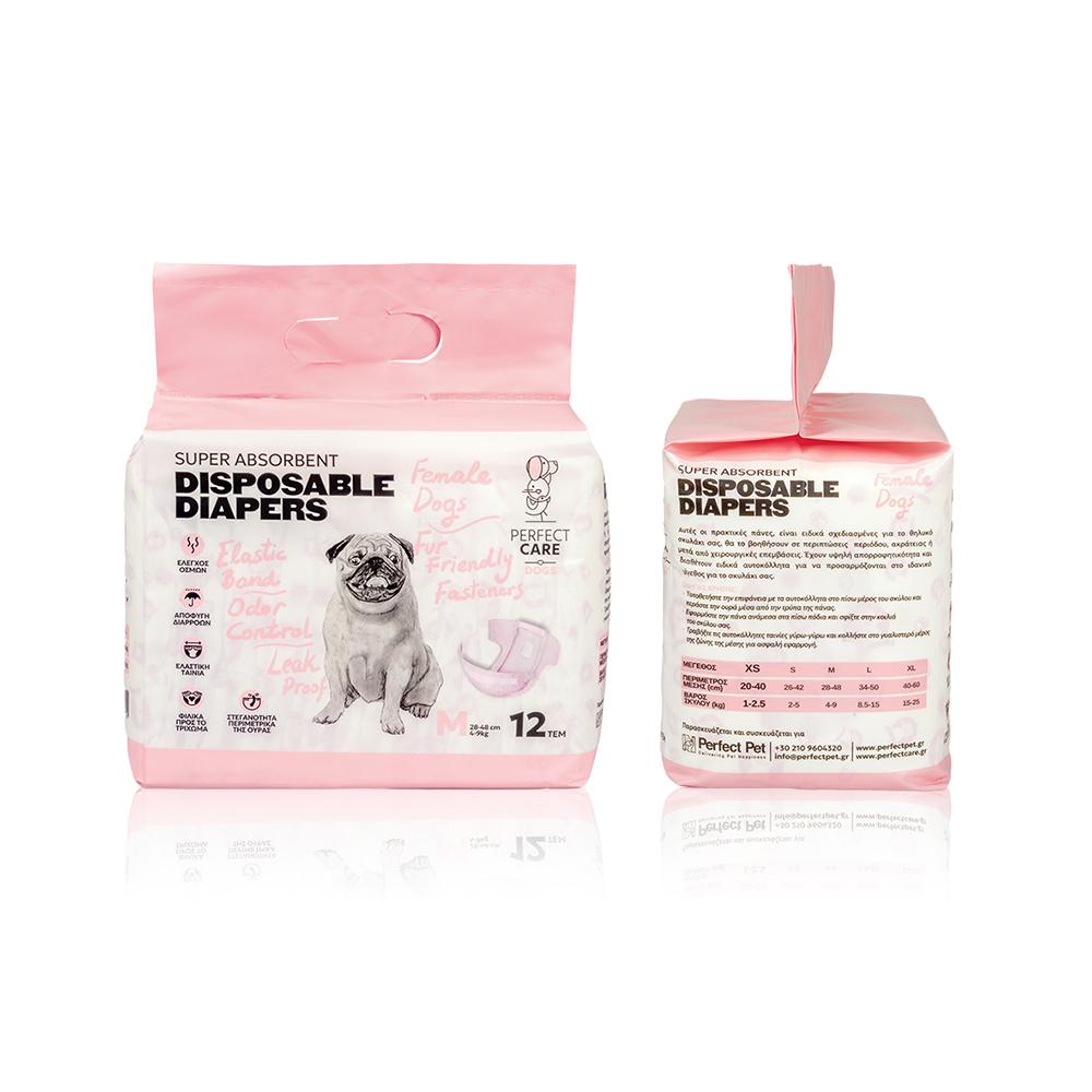 90792(1) Perfect Care Female Diapers M 12 pcs - Image 1