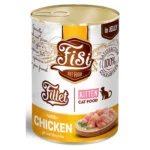 Fisi Fillet Kitten Υγρή Τροφή σε Ζελέ για Γατάκια με Κοτόπουλο 400gr
