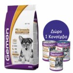 Gemon Puppy All Breeds Chicken & Rice 3kg + Δώρο 1 Κονσέρβα Gemon