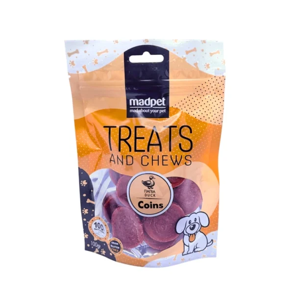 Λιχουδιές Σκύλου Coins από Πάπια 100gr