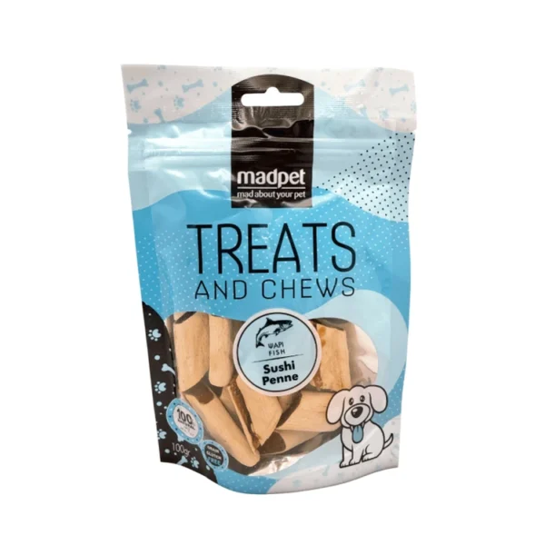 Λιχουδιές Σκύλου Πέννες Γεμιστές με Σολομό 100gr