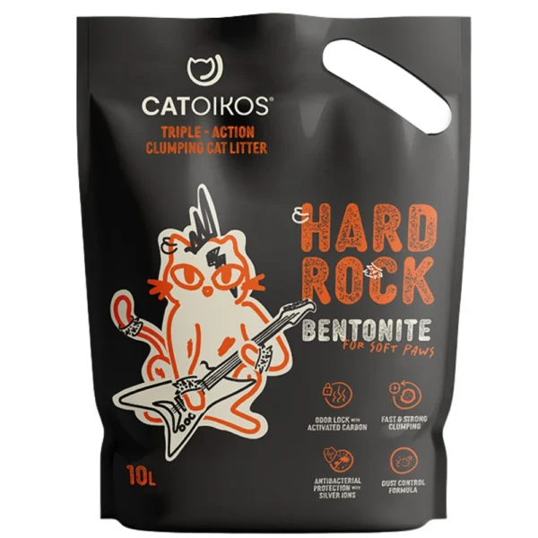 Άμμος Γάτας Catoikos Hard Rock Bentonite Cat Litter 10L