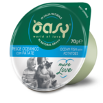 Oasy More Love Cat Green Cup σε σάλτσα με ψάρια του ωκεανού και πατάτα 70 gr