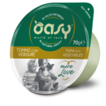 Oasy More Love Cat Green Cup σε σάλτσα με τόνο και λαχανικά 70 gr