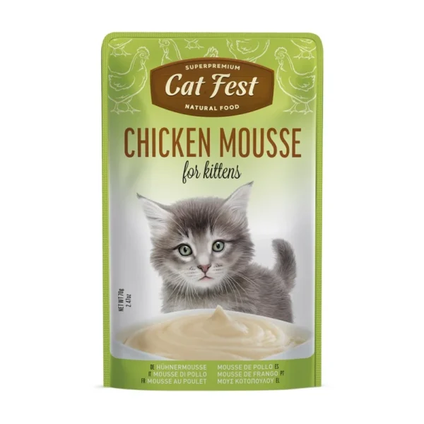Cat Fest Kitten Mousse Κοτόπουλο 70gr