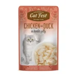 Cat Fest Κοτόπουλο με Πάπια σε ζελέ 70gr